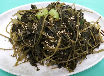 건취나물 무침