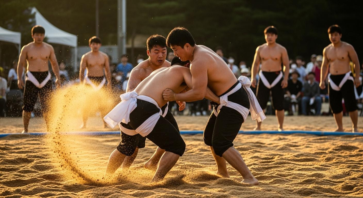 추석 씨름 방송