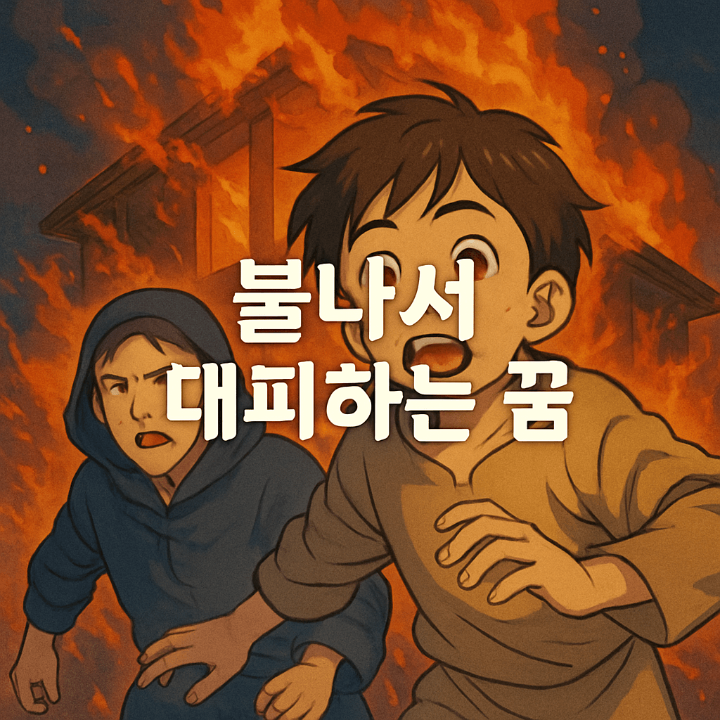 불나서 대피하는 꿈 해몽