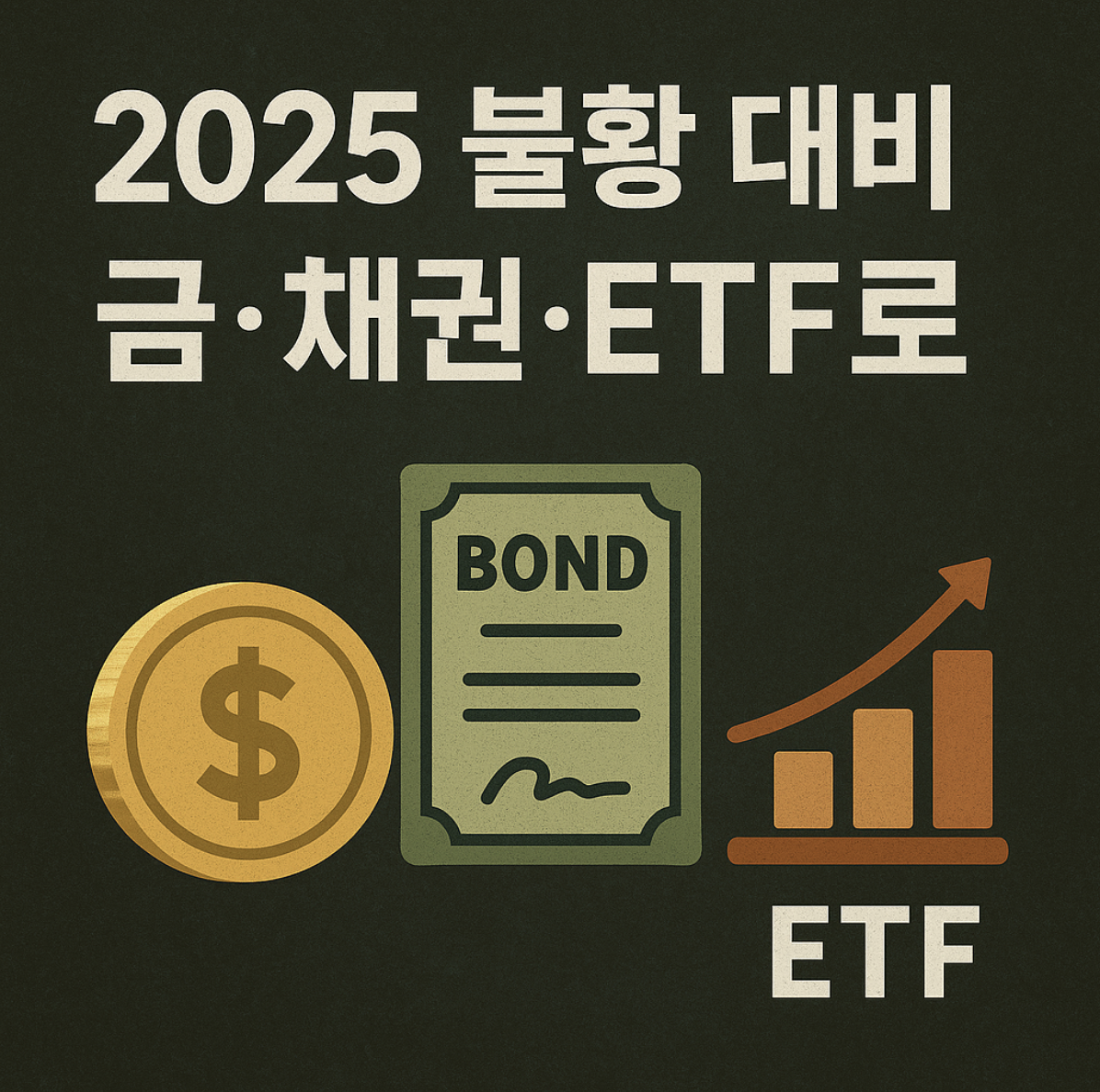 2025년 불황형 투자 전략: 금, 채권, ETF 포트폴리오 구성법