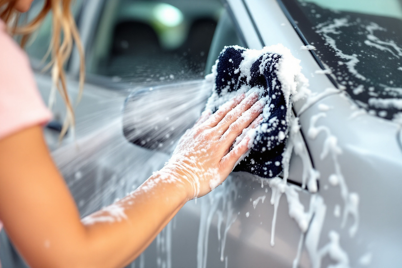 차량 외부 하부 세차