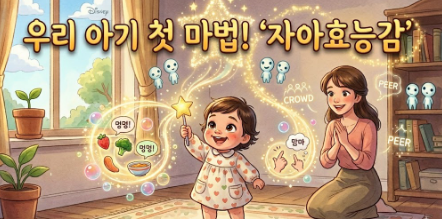아기 자아효능감 옹알이 손가락질