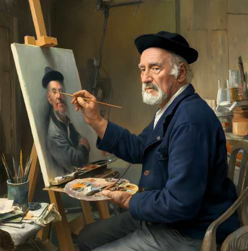 AI로 만드는 자화상 사라지는 화가들