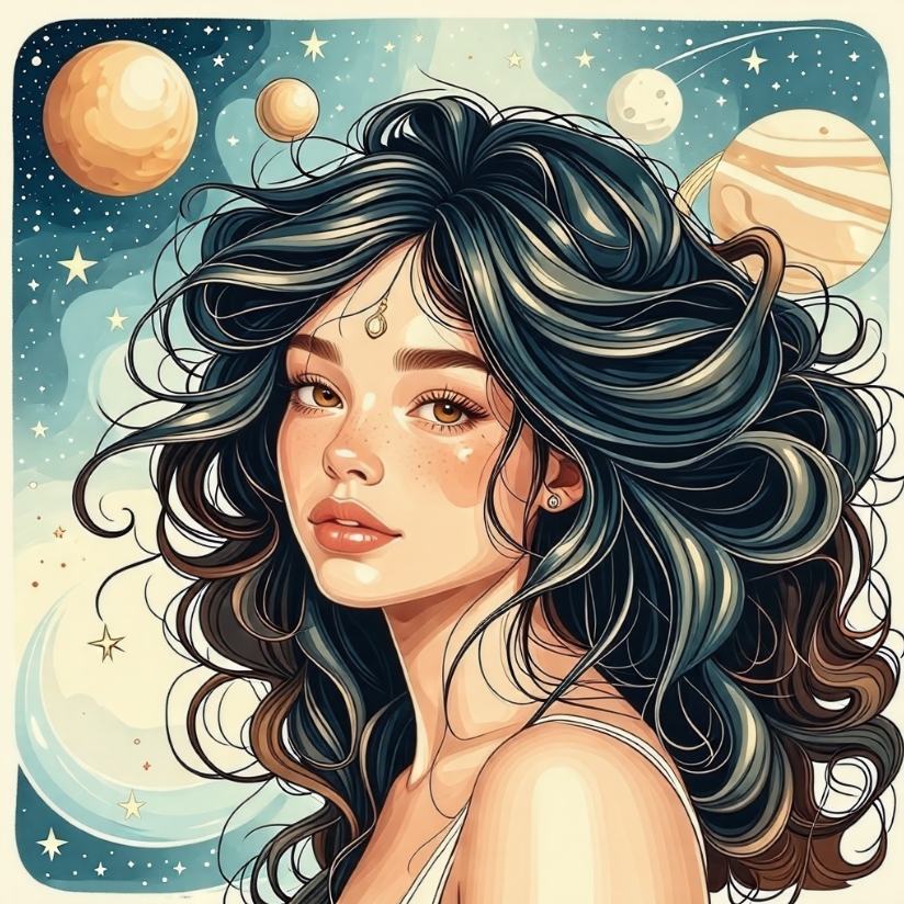 2025년 처녀자리운세를 나타내는 처녀자리이미지입니다.