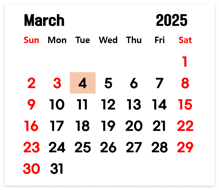 2025년 삼일절 연휴