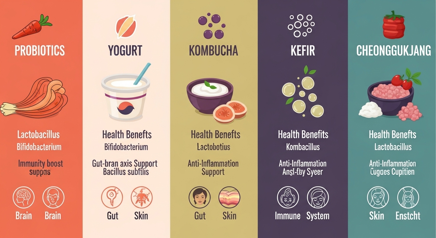 발효식품 건강 효능과 유산균 마이크로바이옴의 모든 것