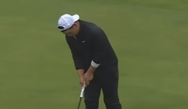 퍼팅하는 김주형