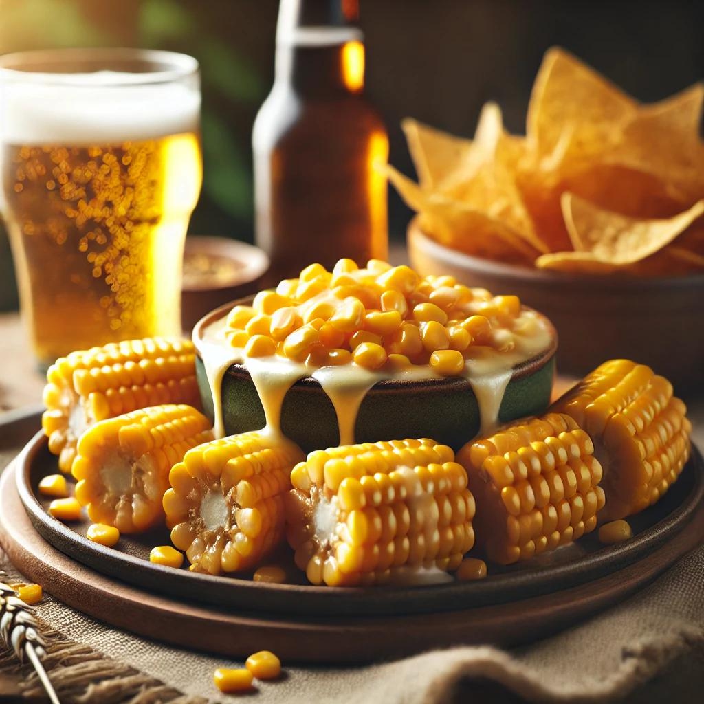 에어프라이어 콘치즈 간단한 맥주 안주 꿀조합