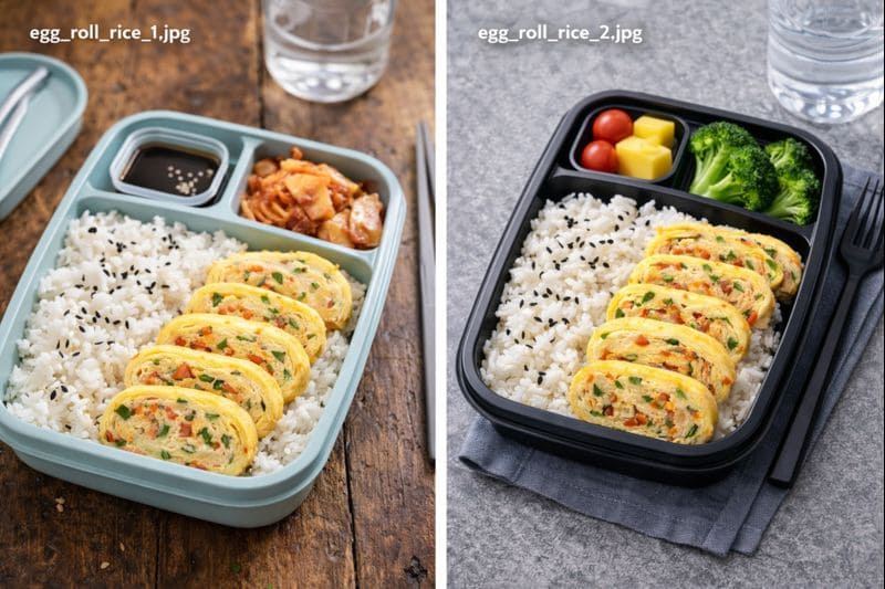 달걀말이 밥 도시락