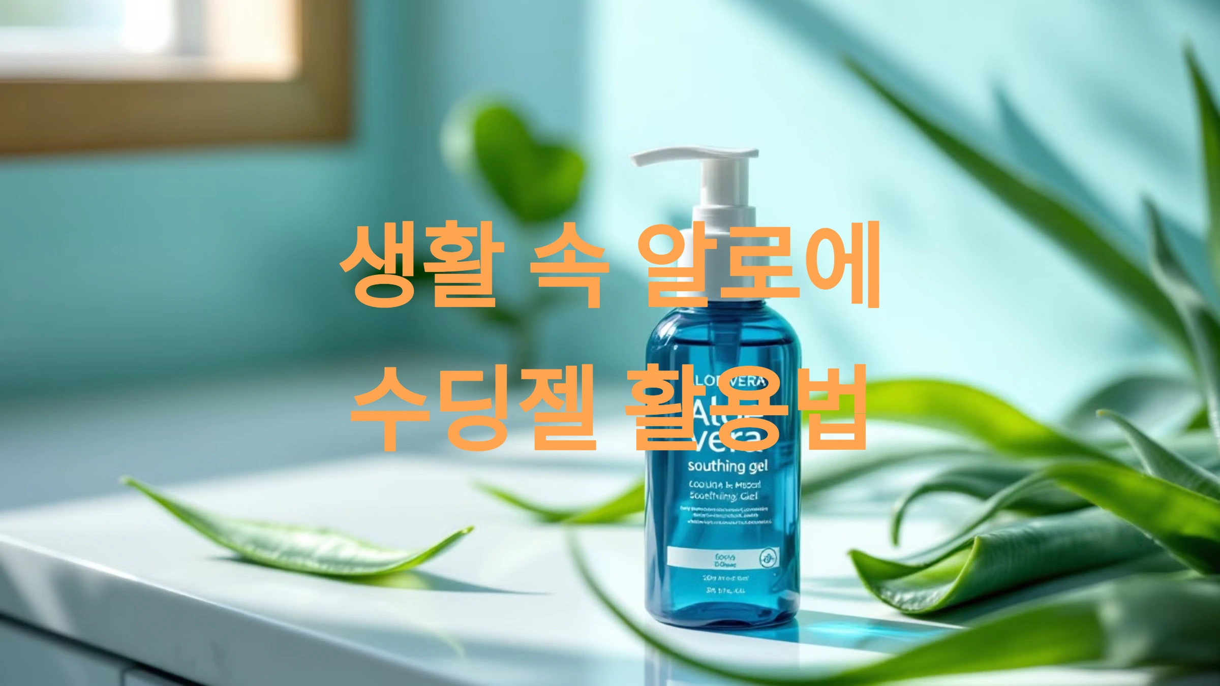 생활 속 알로에 수딩젤 활용: 냉장 보관, 모발 관리, 모기 물림 케어