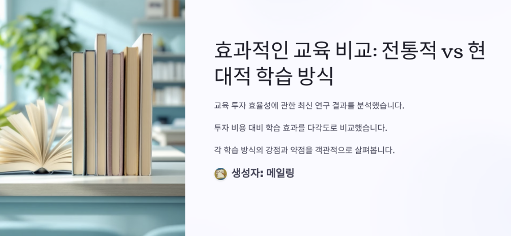 전통적 vs 현대적