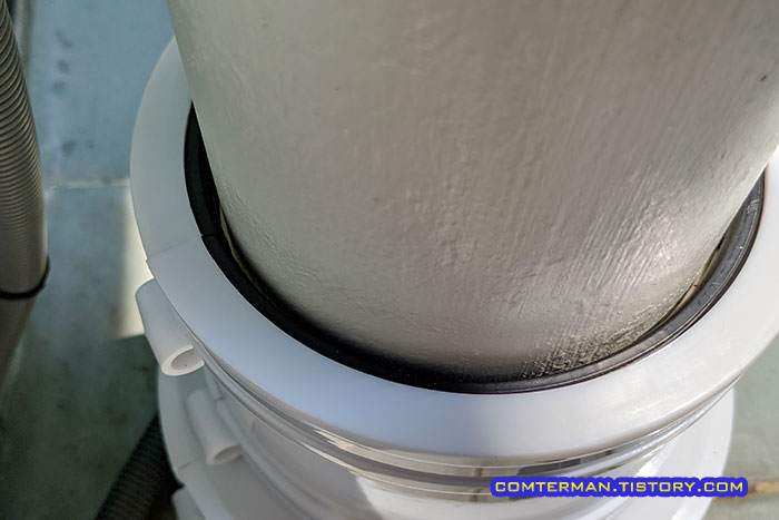 배수구 커버 패킹 틈