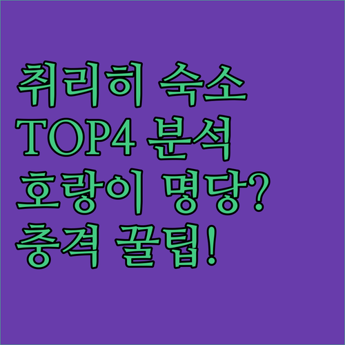 스위스 취리히 숙소 추천 TOP 4 ..