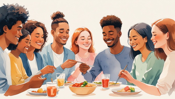ESFJ 기질의 청소년은 타인의 감정과 반응에 민감하며, 관계 속에서 자신을 확인합니다. 이들은 따뜻하고 배려심이 깊지만, 그만큼 타인의 요구를 지나치게 의식하게 되는 경향이 있습니다에 관한 그림