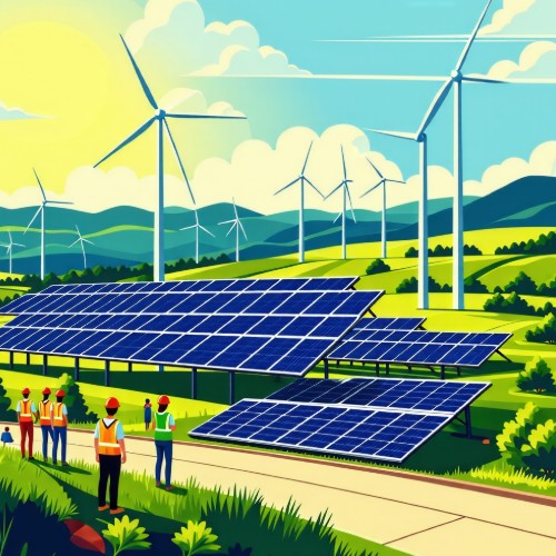 차세대 태양광 및 풍력 발전 기술과 국가 지원 정책 그림