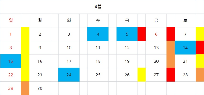 6월 손 없는 날