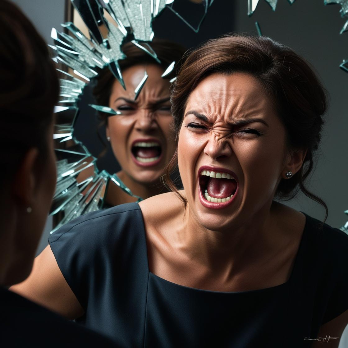 깨진-거울-앞에서-화내는-꿈