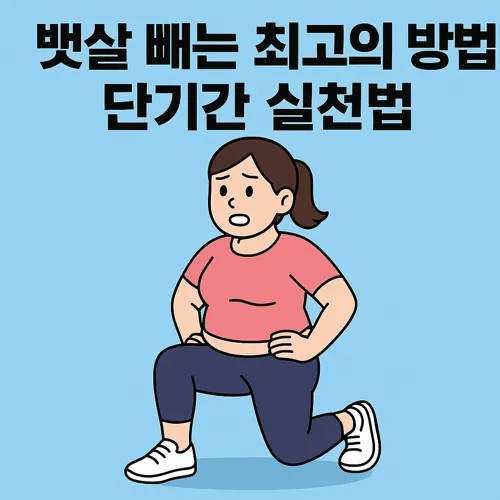 뱃살 빼는 최고의 방법 썸네일