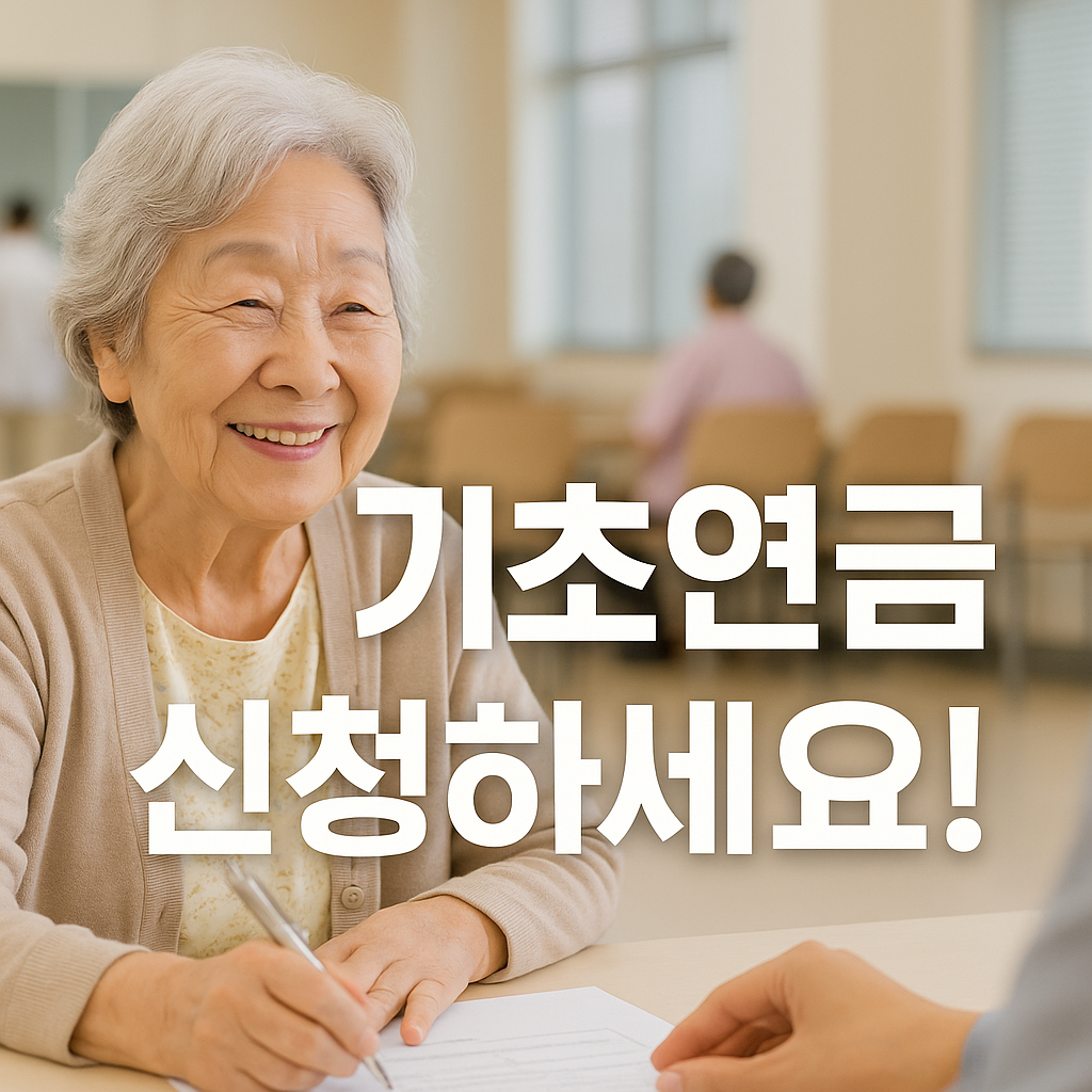 기초연금 신청방법 총정리 💡 만 65세 이상이라면 꼭 알아야 할 2025년 최신 가이드