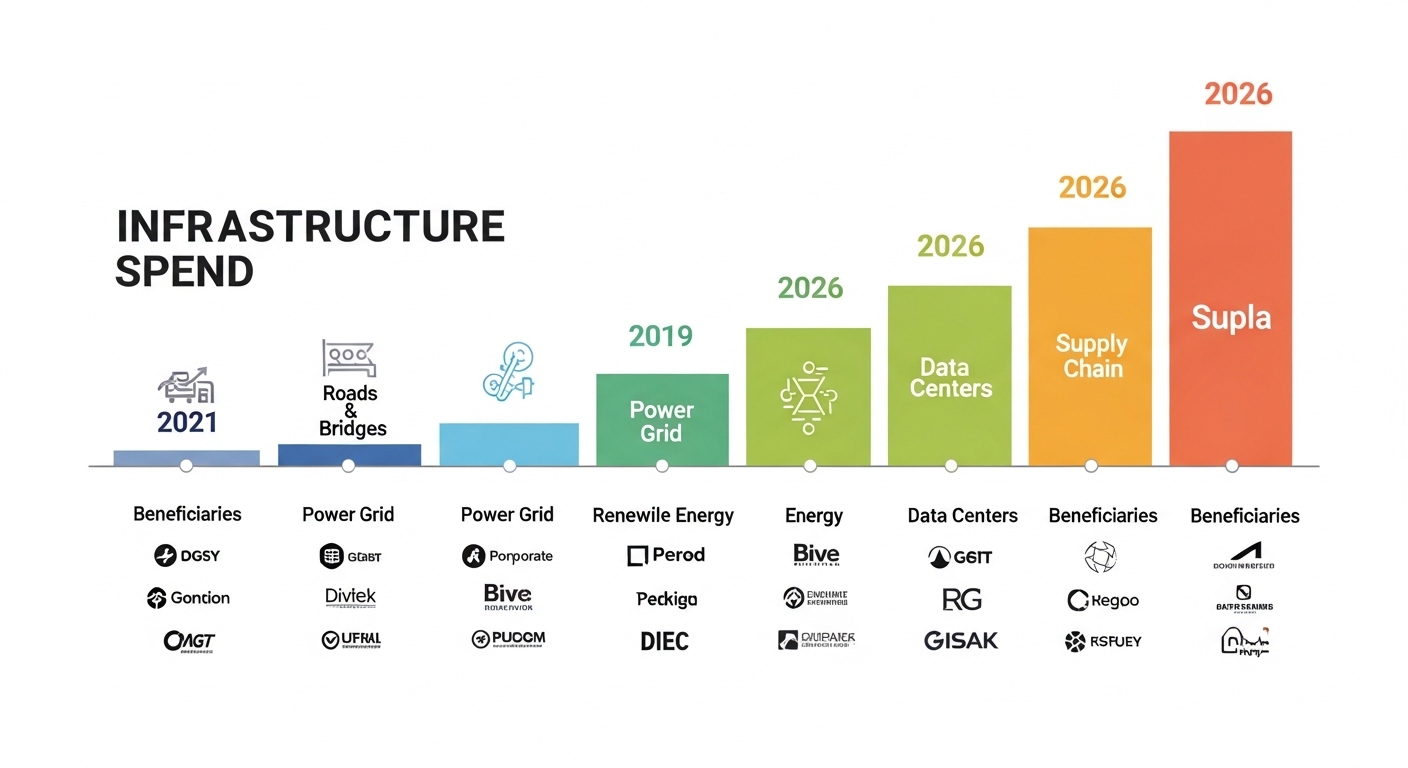 2026년 미국 인프라 투자 수혜주 총정리: IIJA·IRA 정책 수혜 종목 TOP 5