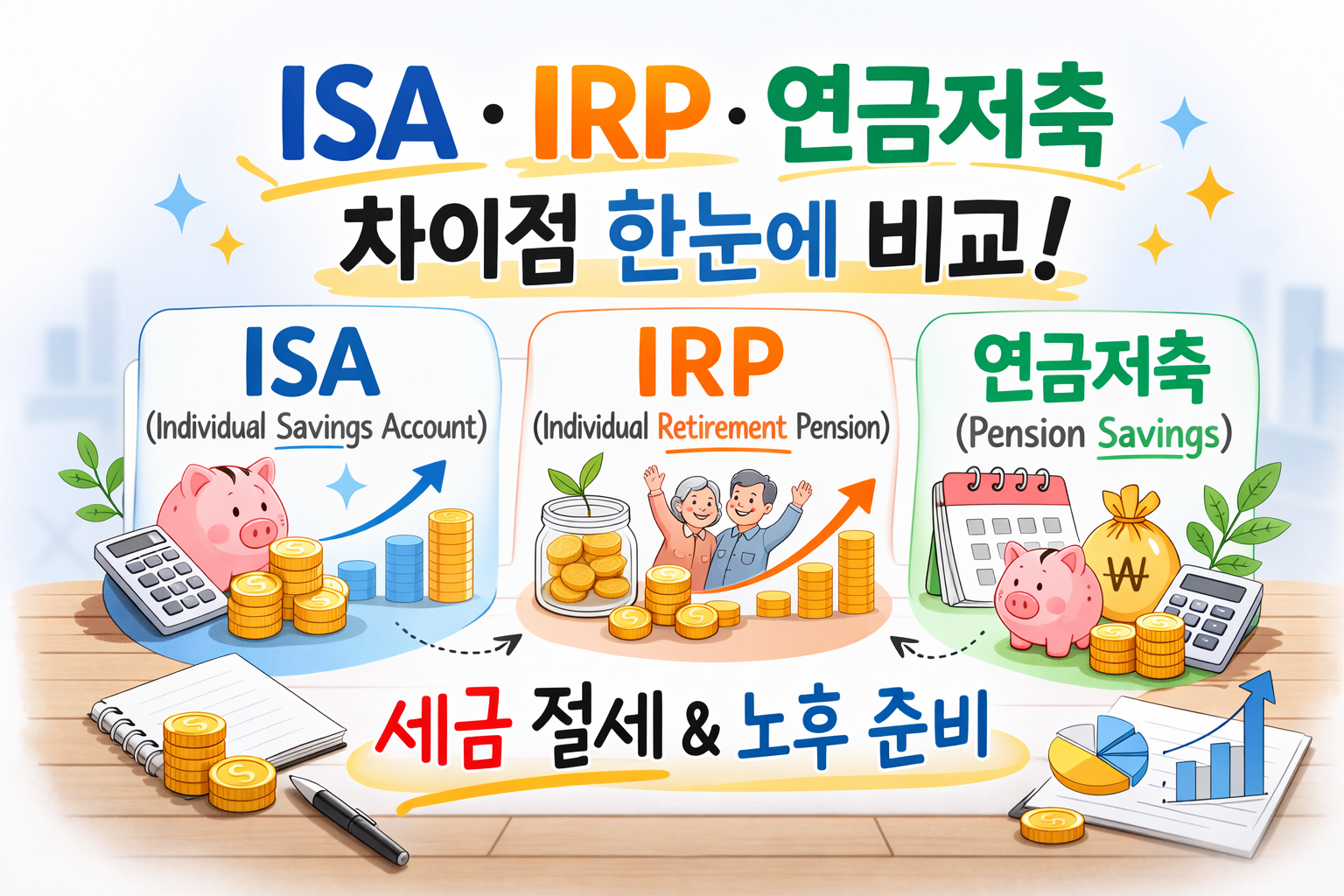 ISA, IRP, 연금저축