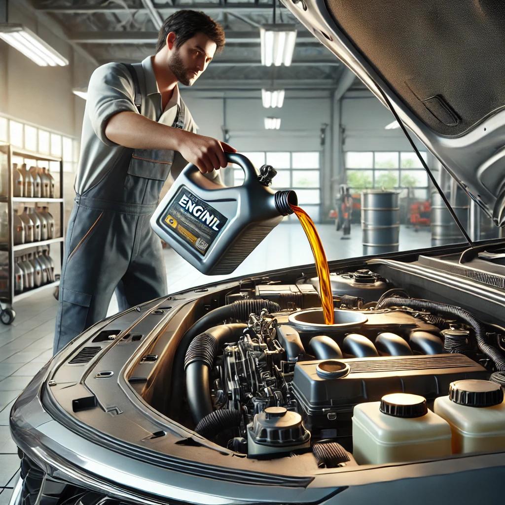 엔진오일 주유소