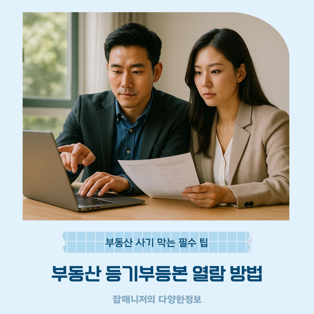 부동산 등기부등본 열람 방법 ❘ 부동산 사기 막는 필수 팁