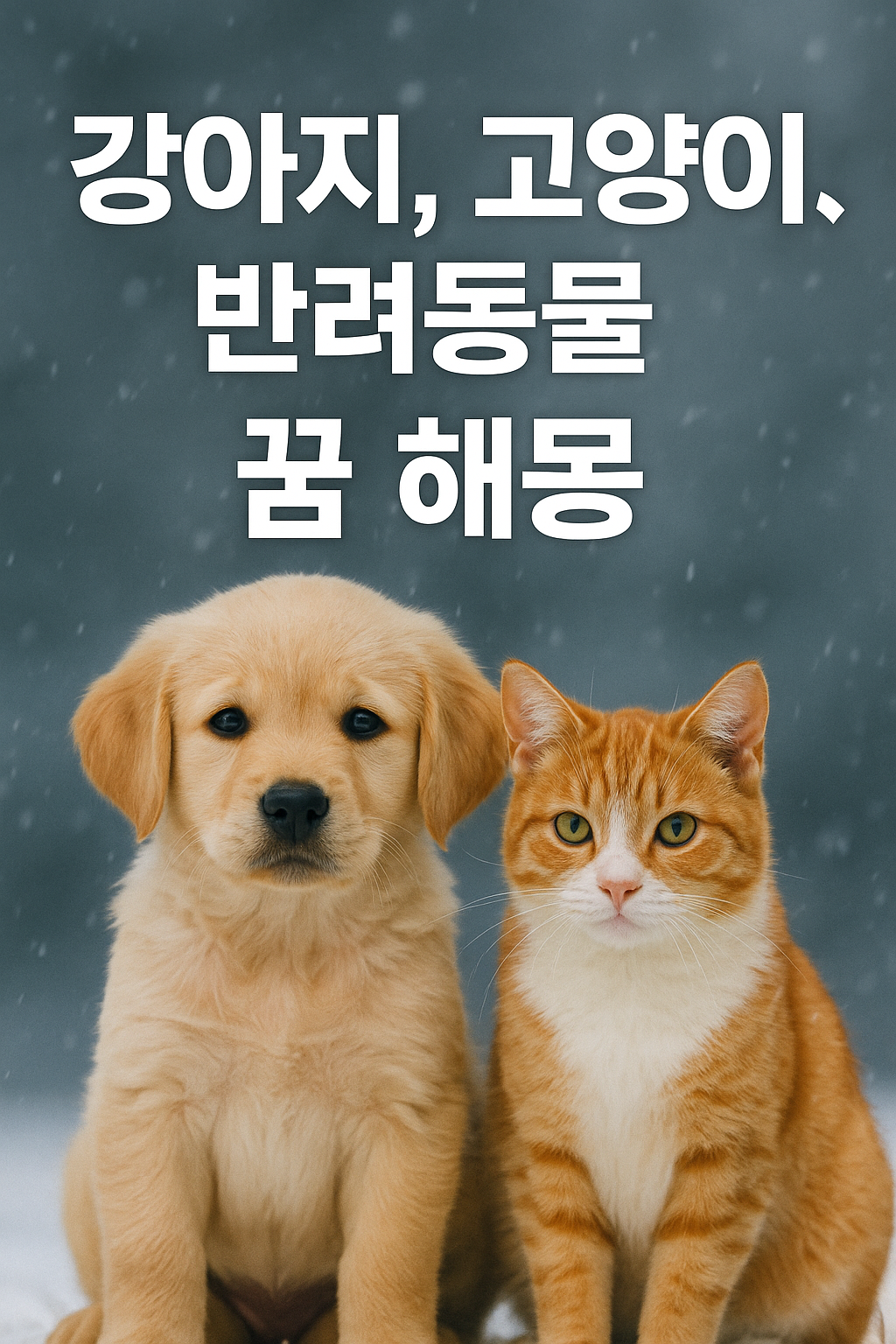 강아지•고양이•반려동물 꿈 해몽정리