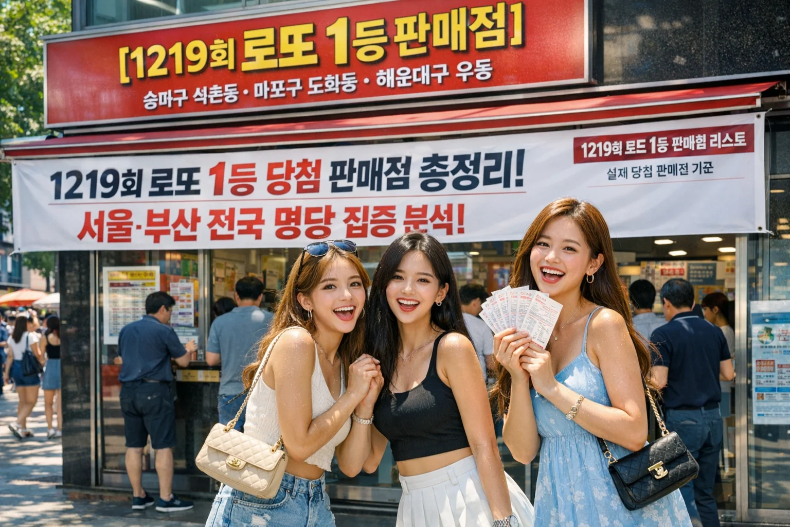 제1219회 로또 1등 당첨 번호, 당첨 지역 판매점 리스트, 전국 로또 명당 총정리