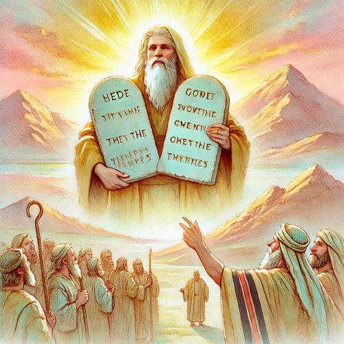 십계명: 두 번째 받은 증거의 두 돌판