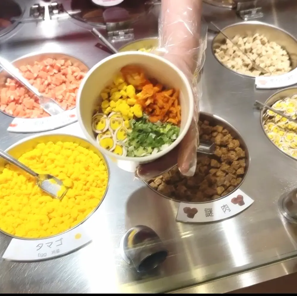 내가 선택한 컵누들 내용물 사진