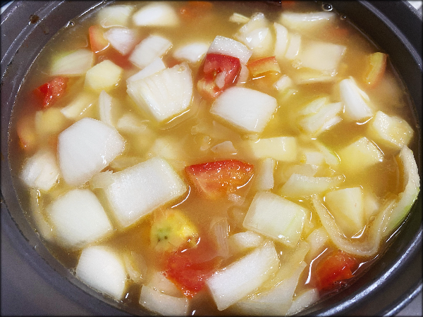 채소 끓이기