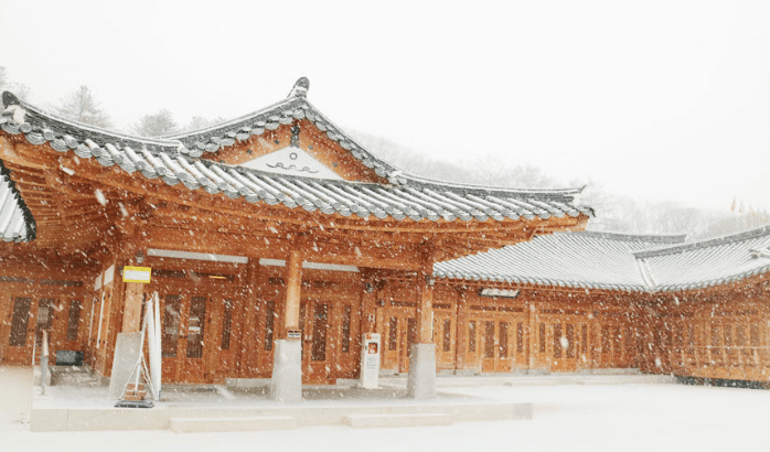 눈-한옥-설경