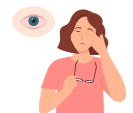 결막염 일러스트 이미지