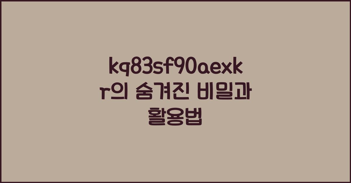 kq83sf90aexkr