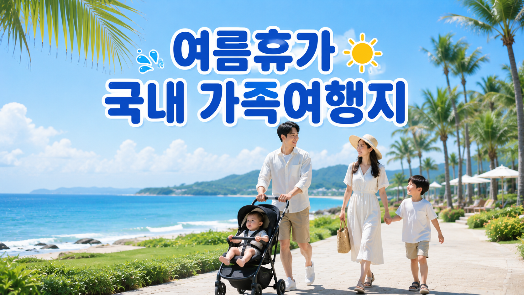 아이와 여름휴가 국내 가족여행지, 어디가 좋을지 막막하셨죠? 삼형제 아빠가 유모차·수유실 되는 곳, 영유아와 초등이 같이 즐길 수 있는 곳 위주로 국내 가족여행지 5곳을 골라 정리했습니다. 숙소 고르는 법과 예약 꿀팁까지 한 번에 확인하세요.