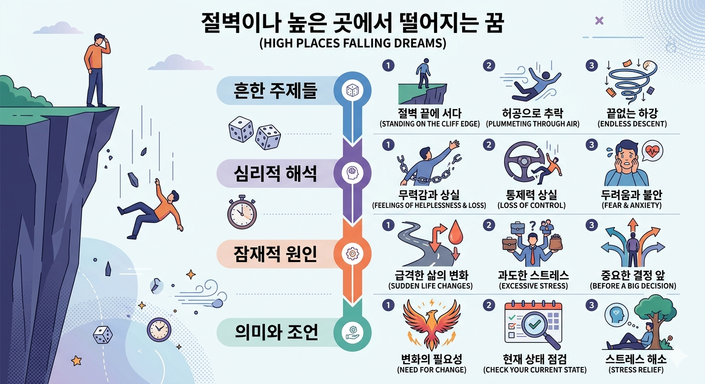 높은 곳에서 떨어지는 꿈, 키 크는 꿈 vs 극심한 스트레스 징조? 뇌가 보내는 위험 신호일수도 . .