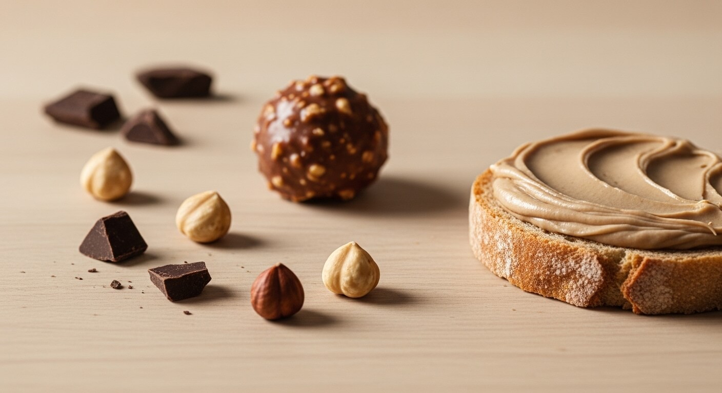 유럽의 클래식한 활용 - 초콜릿, 프랄린, 스프레드