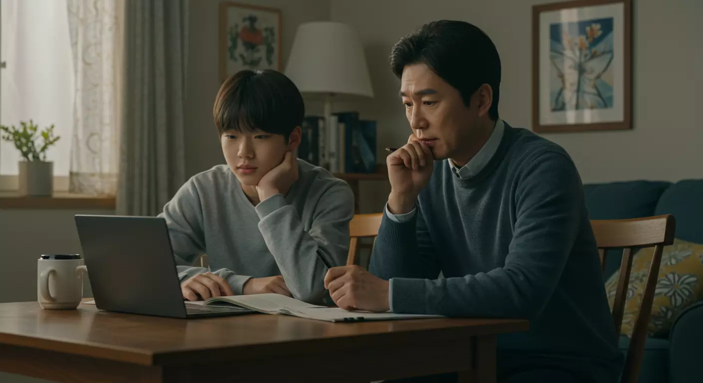 청소년 유해사이트 관련 상담하는 이미지
