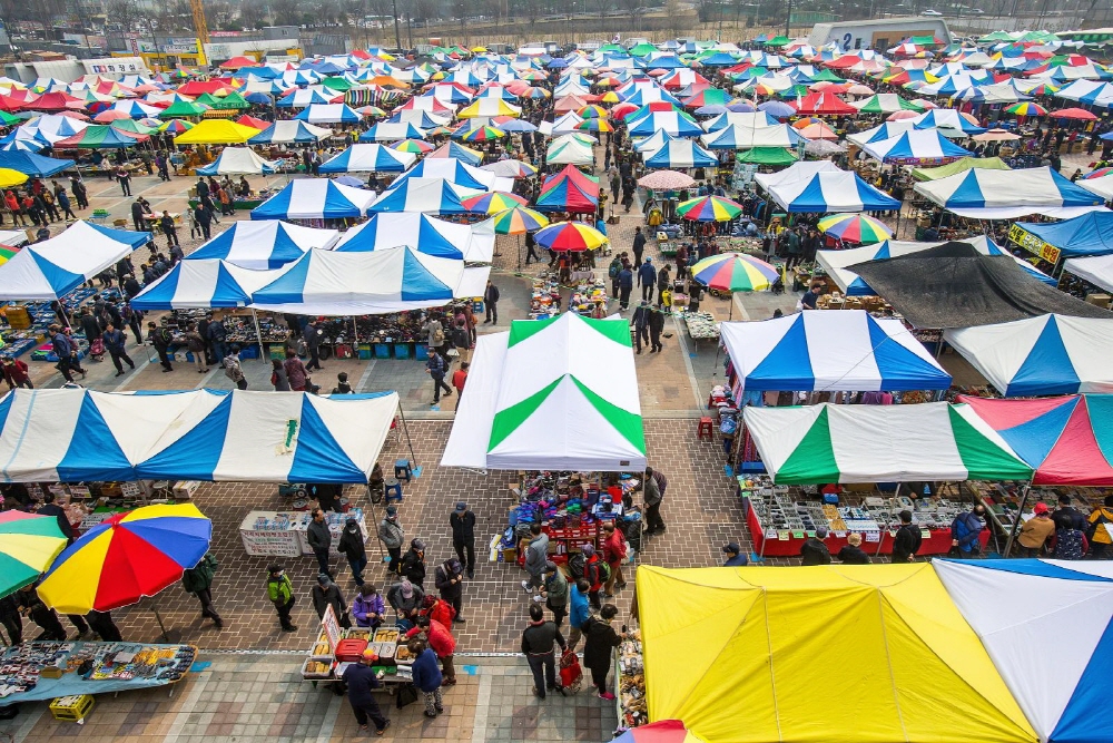 성남 모란민속오일장