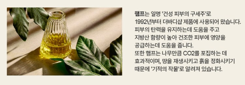 더바디샵 햄프 하드 워킹 핸드 프로텍터