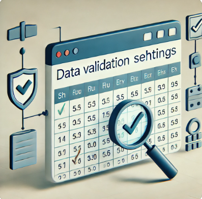 구글 스프레다시트-유효성 검사