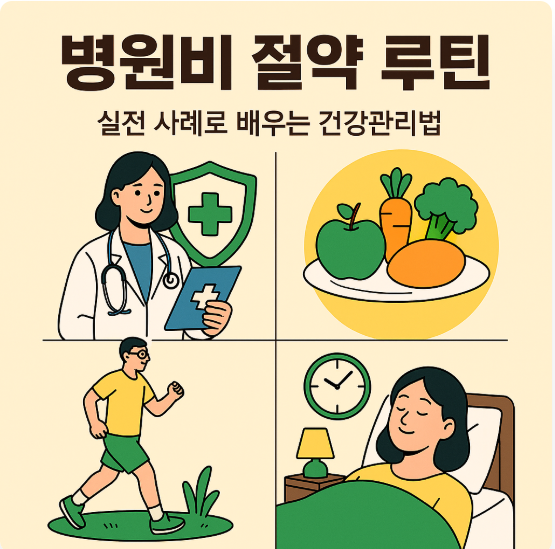 2025년 병원비, 부담스럽지 않으신가요? 건강 루틴으로 병원비 줄이기