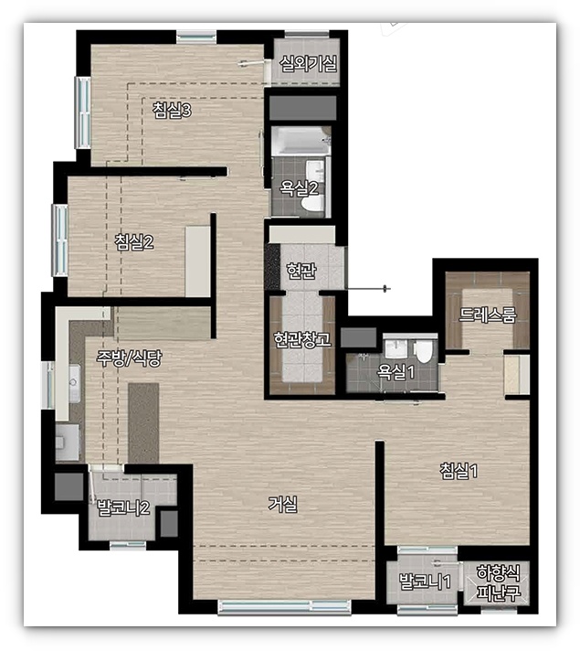 힐스테이트 두정역 평면도 안내 (6)