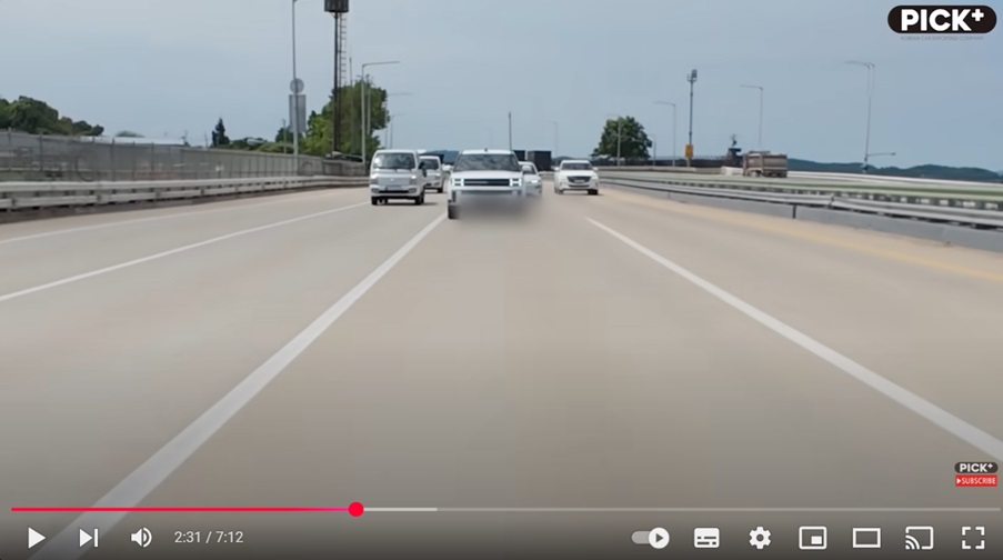 자율주행 차량의 반응 실험