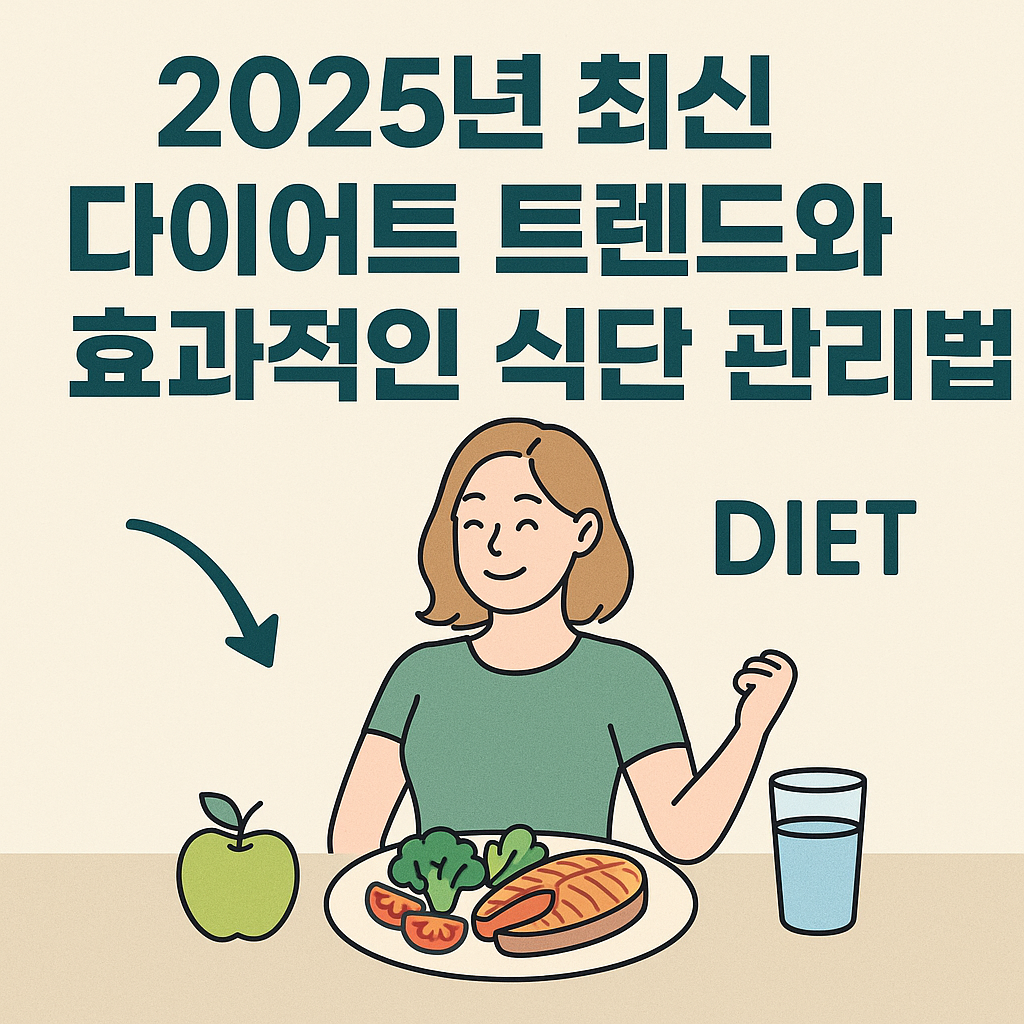 2025 다이어트 트랜드화 효과적인 식단 관리법