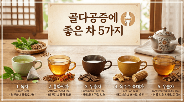 골다공증에 좋은 차