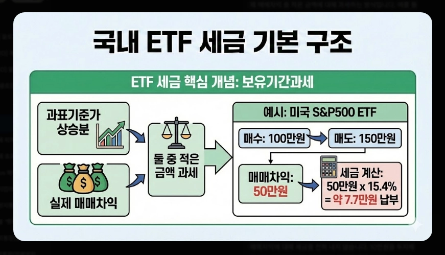 국내 ETF 세금 완벽 정리 [2026년 개정] 유형별 과세&middot;ISA 절세&middot;종합과세 대비법
