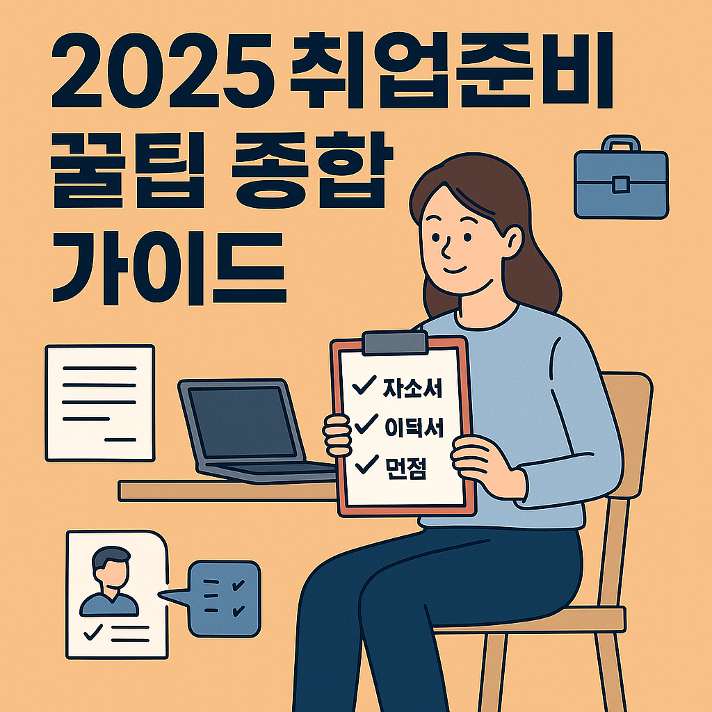 2025 취업 준비 종합 꿀팁 가이드 대표이미지