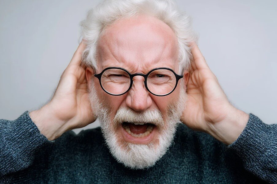 비명을 지르는 할아버지